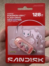 SanDisk Pokémon Mew USB-C Flash Drive 128GB Pink 250MB/s Official picture