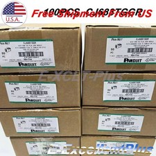 QTY:100 For Panduit Gigatx CJ688TGGR Cat6 Network Jack Module Green US Shipping picture