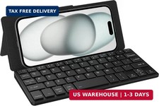Wireless Keyboard with Stand, Mini Keyboard for Cell Phone, Ultra-Slim Portable, picture