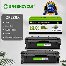 2PK CF280X 80X Toner Cartridge for HP Laserjet Pro 400 M401a M401d M401dn M425dn picture