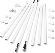 Cord Hider Wall for One S - 136'' (8 x L17''), White picture