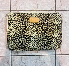 RAVOND 13in Padded Laptop Sleeve Case Animal Print Canvas Beige/Black picture