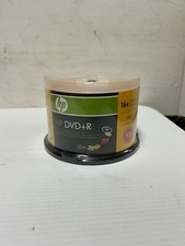 NEW SEALED 50 Pack HP DVD+R 4.7GB 16x 120 Minute Video (fc212-1/b1564) picture