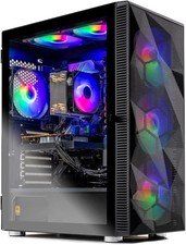 Gaming Desktop PC Black ARGB i7 4.2Ghz 16GB 512GB NVMe SSD RX 580 8GB WiFi Win11 picture
