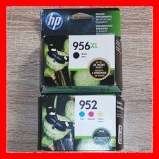OEM HP 952 Cyan, Magenta and Yellow/956XL- BLACK Ink Cartridges~ EXP NOV 2019 picture