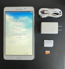 Samsung Galaxy Tab 4 SM-T230NU 8GB Wi-Fi  Android Tablet w/ 32GB SD card MINT picture