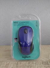 Logitech M510 Wireless Mouse Advanced Dark Blue Ergonomic Design New picture