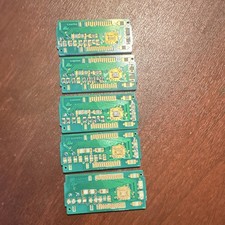 Vintage EA0504 PCB Circuit Board Lot of 5 w/ Edge Connector Contacts picture
