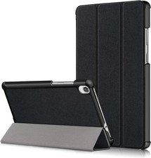 Slim Lightweight Black Trifold Stand Case Cover for Lenovo Tab M8 8.0'' Tablet picture