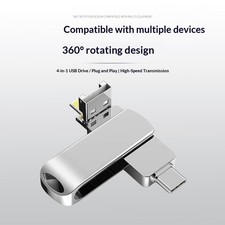 4-in-1 Phone USB Flash Drive Dual use For Both Phones And Computers picture