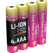 Ansmann 1311-0034 Li-ion Battery Micro AAA Type 1400 (Min. 1250 mAh) battery kit r picture