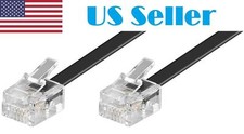 15 m 50 ft extra  longRJ25 Extension Cable 6 pin 6p6c RJ 25 Fax Makeblock compat picture