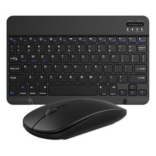 Wireless Bluetooth Keyboard and Mouse Set Rechargeable for iPad Laptop Mac PC US picture