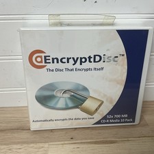 Rocky Mtn RAM ENCRYPTDISC CD-R  256-bit AES Encryption 52x 700MB SPEED 10 PACK picture