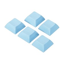 1U Blank Keycaps, 5 Pack MX Keyboard Replacement Universal Mechanical, Blue picture