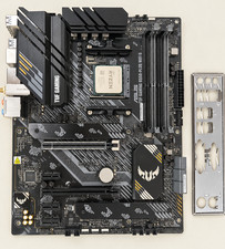 ASUS TUF GAMING B550-PLUS WIFI II AM4 Motherboard w/Ryzen 5 5600X CPU I/O Shield picture