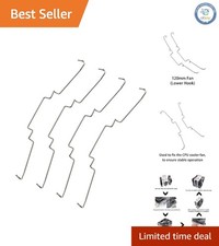 High-Quality 12cm CPU Radiator Clips - 4pcs Stainless Steel Cooling Fixings picture
