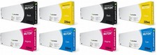 8x COMPATIBLE MUTOH ECO SOLVENT INK CARTRIDGES ValueJet 1204 1304 628 CYMK 220ML picture