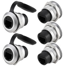 5PCS RJ45 CAT6 Panel Mount Connector Female to Female picture