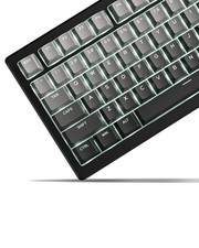 1 Set Gradient Gray XVX Shine Through PBT Custom Doubleshot Keycaps OEM picture