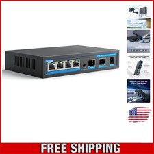Compact 6-Port 2.5Gb PoE+ Switch with 10Gb SFP+ - Ideal for Gaming &  Cameras picture