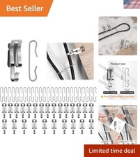 Heat Tape Roof Clips and Spacers Kit 50pcs Aluminum Compatible with Roof and ... picture
