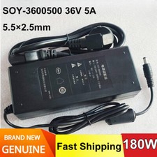 Original SOY SOY-3600500 36V 5A 180W 5.5×2.5mm AC Adapter Power Supply Charger picture