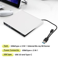 2 IN 1 USB&Type-c External Disc Writer + Reader Burner for Windows Mac E4 picture