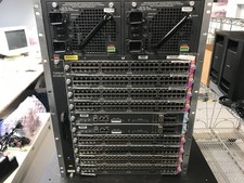 Cisco WS-C4510R+E w/ 2x X45-SUP8-E, 8x X4748-UPOE+E, 2x PS *Lanbase License* picture