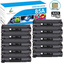 10x Black Toner Cartridge for HP CE285A 85A LaserJet ProP1005 P1100 P1102 P1102w picture