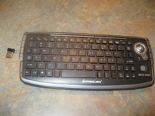 IOGEAR GKM681R Wireless Keyboard Media Trackball Controller W Dongle picture