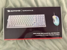iBUYPOWER MK9 RGB Mechanical Keyboard and Chimera M7 RGB Mouse Combo White NEW picture