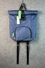 Delsey Paris United Colors Of Benetton Blue  Roll Top Backpack  Laptop Sleeve picture