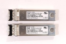 Lot of 2 HPE AJ718A 8GbE SFP+ FC SW 850nm Transceiver P/N: PLRXPL-VE-SH4-3H picture