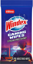 Windex Gaming Cleaning Wipes, Pre-Moistened Wipes to Instantly Clean All Gaming picture