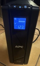 New fully charged batteries, APC Back-UPS Pro, LCD Display picture
