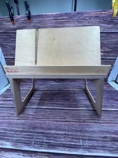 VTG The Bed Desk Layd Back Products Birchwood Made in USA Folds Flat Adjustable picture