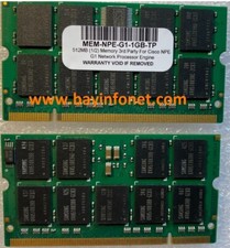 MEM-NPE-G1-1GB (2x512MB) 1GB Memory 3rd Party For Cisco NPE-G1 picture