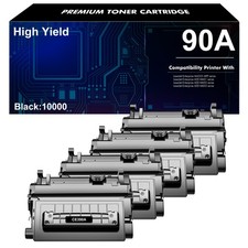 4PK CE390A 90A Toner for HP Laserjet Enterprise 600 M602x M603dn M603n M603xh picture