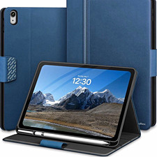 KingBlanc Blue Protective Case Stand Cover w/ Pencil Holder for iPad 11/10.9 picture
