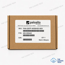 New PALO ALTO PAN-QSFP-40GBASE-BIDI QSFP+ form factor, 40Gb SFP - READY TO SHIP picture