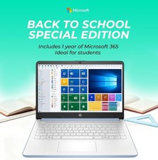 HP Everyday Slim Laptop  Microsoft Office 365 Included Intel N150 CPU 128GB SSD picture