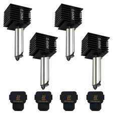HzdaDeve 4‑Pack 0.2/0.4/0.6mm A1 Mini/A1/A2L Hotend Kit for Bambu Lab picture