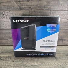 Netgear C7000-100NAS Nighthawk AC1900 WiFi Cable Modem Router DOCSIS 3.0 picture