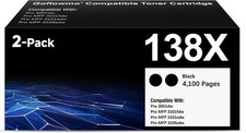 138X Black Toner Cartridge W1380X for HP LaserJet Pro 3001, 3101 & 3105 Series picture