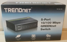 TRENDnet  TE100-S5 (TE100S5) 5-Ports External GREENnet Switch 10/100 Mbps picture