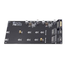 SFF-8612 SFF-8611 Dual Oculink to 2280 22110mm Adapter M.2 NGFF M-Key NVME SSD picture
