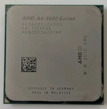 AMD A6-3600 2.1 GHz Desktop CPU Processor AD3600OJZ43GX, Pre-Owned picture