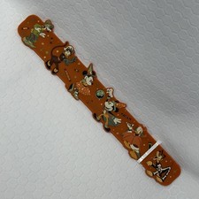 Disney Parks Happy Halloween Mickey & Friends Kids Silicon Slap Bracelet picture