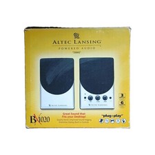 Altec Speakers Lansing Powered Audio Stereo BX1020 Plug Play Computer Games picture